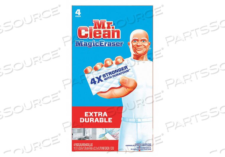 SCRUBBER SPONGE 4-39/64 L FOAM WHT PK32 by Mr. Clean
