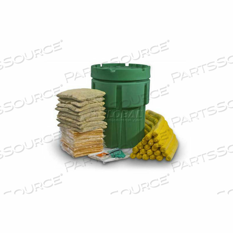 95 GALLON CHEMICAL ECO FRIENDLY SPILL KIT, SKH95 by Evolution Sorbent Product