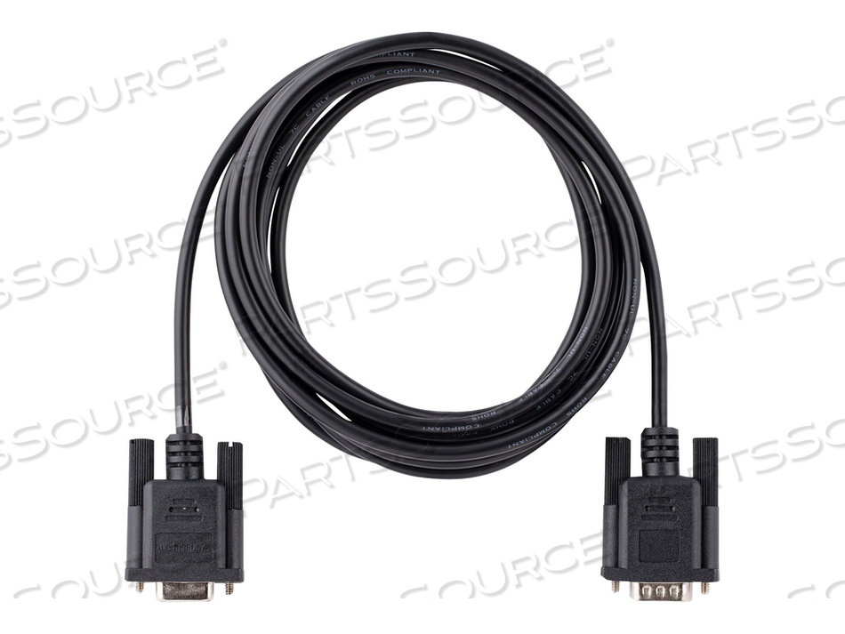 3M RS232 SERIAL NULL MODEM CABLE, CROSSOVER SERIAL CABLE W/AL-MYLAR SHIELDING, DB9 SERIAL COM PORT CABLE FEMALE TO MALE, COMPATIBLE W/DTE DE by StarTech.com Ltd. 3M RS232 SERIAL NULL MODEM CABLE, CROSSOVER SERIAL CABLE W/AL-MYLAR SHIELDING, DB9 SERIAL COM PORT CABLE FEMALE TO MALE, COMPATIBLE W/DTE DE by StarTech.com Ltd.