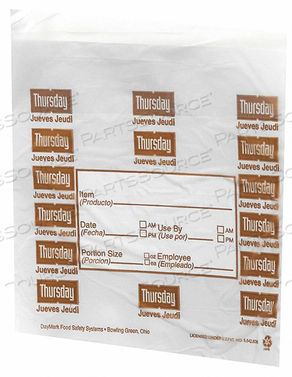 PORTION BAG STANDARD OPEN PK2000 by Daymark