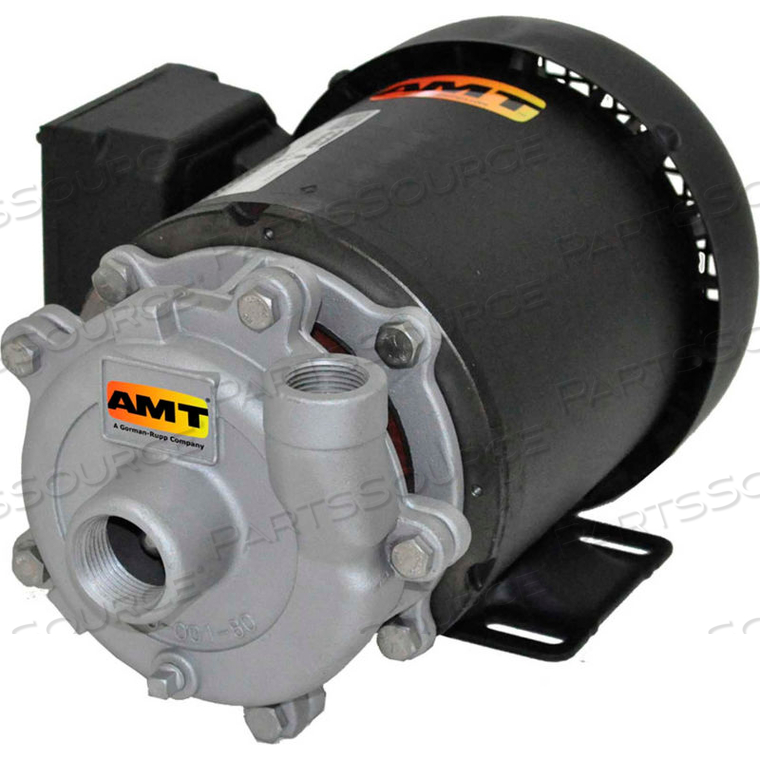 AMT 1" X 3/4" CAST IRON STRAIGHT CENTRIFUGAL PUMP, BUNA-N SEAL, 1HP 3 PHASE MOTOR by Springer Pumps LLC AMT 1" X 3/4" CAST IRON STRAIGHT CENTRIFUGAL PUMP, BUNA-N SEAL, 1HP 3 PHASE MOTOR by Springer Pumps LLC