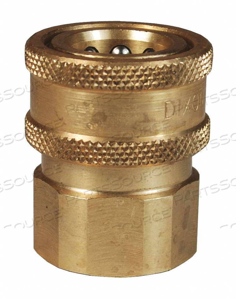 VSERIES VALVED COUPLERBR 1/2 FNPTF 1/2 by Dixon Valve and Coupling