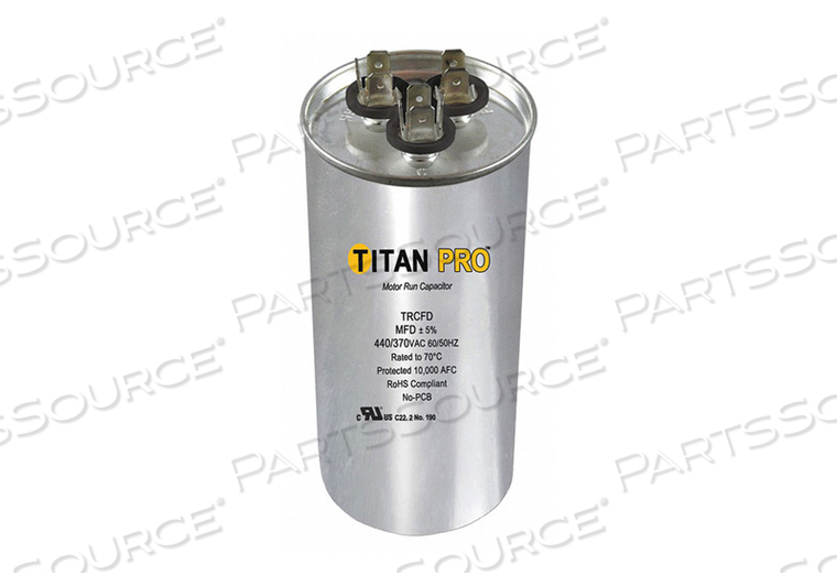 MOTOR DUAL RUN CAP 80/7.5 MFD 370-440V by Titan Pro