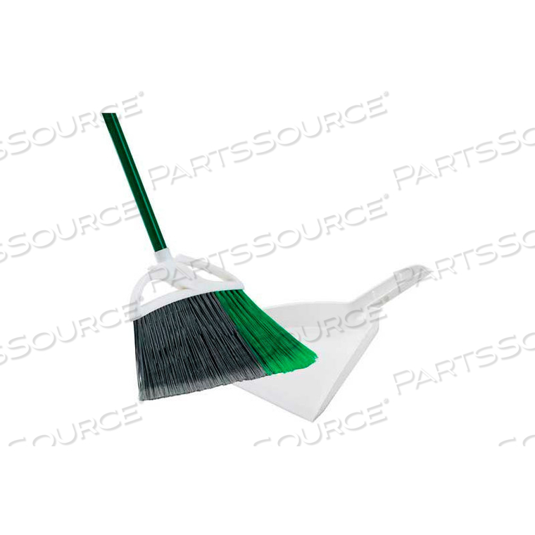 LARGE PRECISION ANGLE BROOM & 10" DUSTPAN by Libman