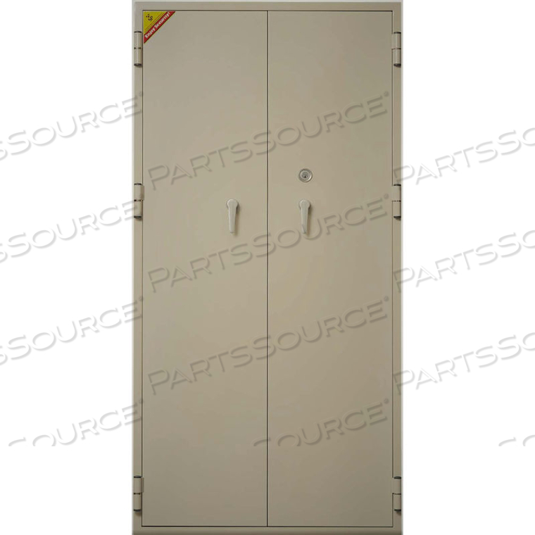 PHONEIX SAFE FIRE & WATER RESISTANT STORAGE CABINET, 36"WX20-1/4"DX72"H, PUTTY, ASSEMBLED by Phoenix Safe International LLC PHONEIX SAFE FIRE & WATER RESISTANT STORAGE CABINET, 36"WX20-1/4"DX72"H, PUTTY, ASSEMBLED by Phoenix Safe International LLC
