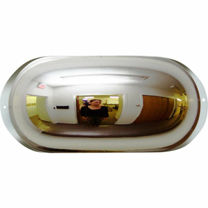 OVAL DOME ACRYLIC MIRROR, INDOOR, 17" DIA., 160 VIEWING ANGLE by Se-Kure Domes & Mirrors