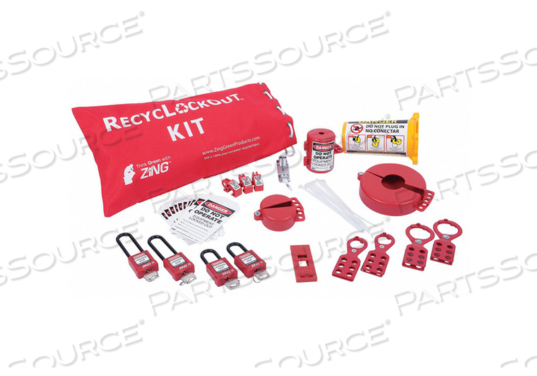 PORTABLE LOCKOUTKIT ELECTRICALLOCKOUT 35 by ZING Green Safety Products PORTABLE LOCKOUTKIT ELECTRICALLOCKOUT 35 by ZING Green Safety Products