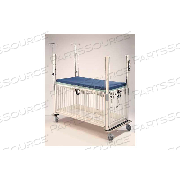 INFANT ICU STANDARD CRIB, 30"W X 44"L X 61"H, TRENDELENBURG DECK, EPOXY by NK Products (Formerly I-Rep Therapy Products)