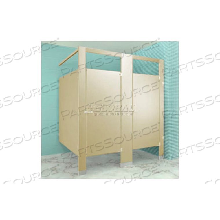 STEEL COMPLETE 2 IN-CORNER COMPARTMENT 72" WIDE - ALMOND by Metpar Corp STEEL COMPLETE 2 IN-CORNER COMPARTMENT 72" WIDE - ALMOND by Metpar Corp