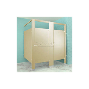 STEEL COMPLETE 2 IN-CORNER COMPARTMENT 72" WIDE - ALMOND by Metpar Corp STEEL COMPLETE 2 IN-CORNER COMPARTMENT 72" WIDE - ALMOND by Metpar Corp