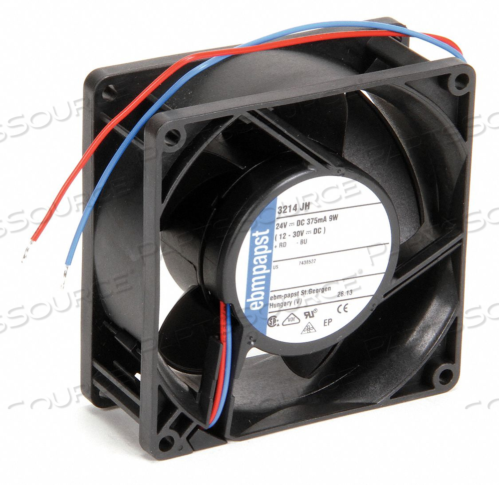 AXIAL FAN SQUARE 92 MM H 86 CFM by EBM- Papst Inc.