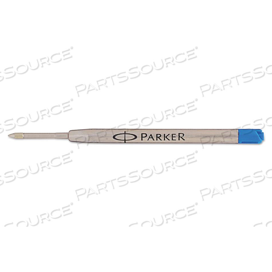 REFILL FOR PARKER BALLPOINT PENS, FINE CONICAL TIP, BLUE INK by Parker