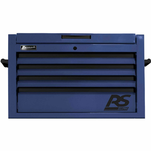 RS PRO SERIES 35-1/4"W X 23-1/2"D X 21-3/8"H 4 DRAWER BLUE TOOL CHEST by Homak Manufacturing