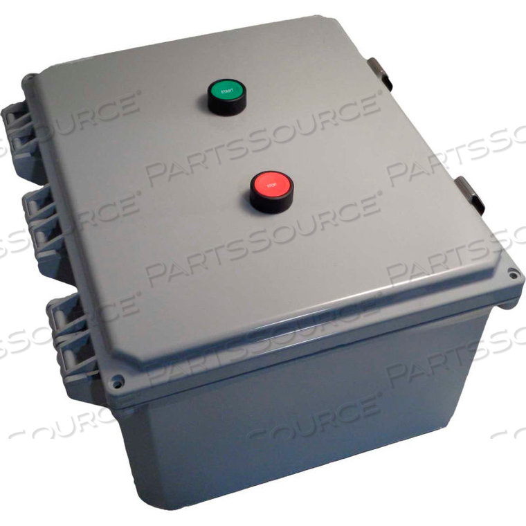 ENCL MOTOR STARTER, 50A, 3PH, DIRECT-ONLINE VOLTAGE, 4X POLY, START/STOP, 480VAC COIL, O/L 30-43A 