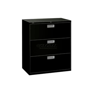 HON - BRIGADE 600 SERIES 3 DRAWER LATERAL FILE 36"W BLACK by OFM Inc
