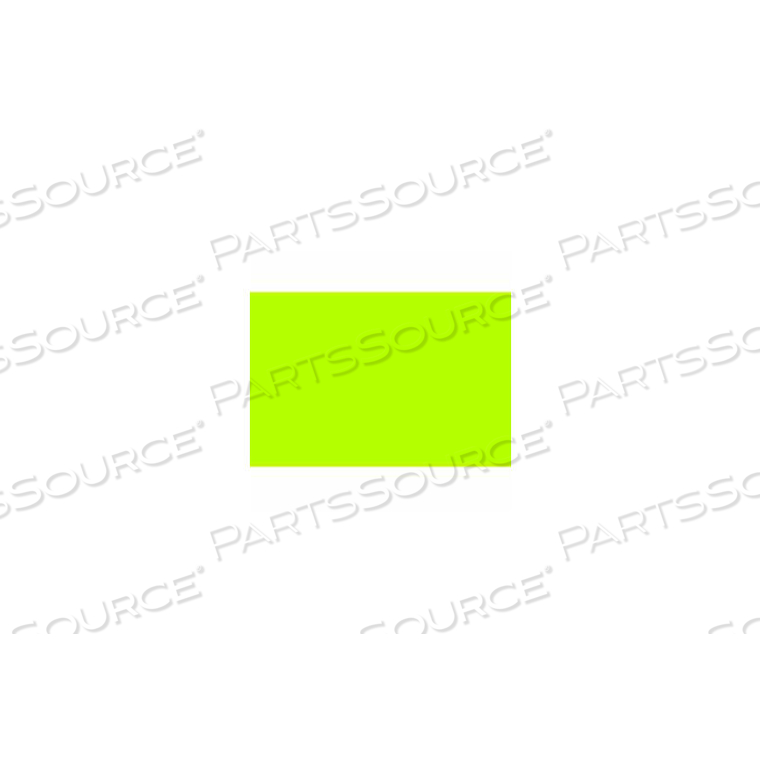 FLUORESCENT GREEN 2" X 3" by Decker Tape Products FLUORESCENT GREEN 2" X 3" by Decker Tape Products