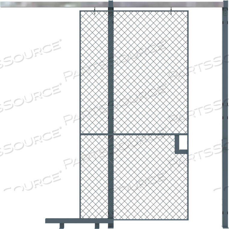 EZ WIRE MESH PARTITION SLIDING DOOR - 10'WX10'H 