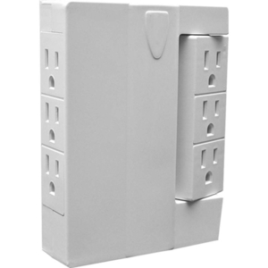 GOGREEN POWER 6 OUTLET SWIVEL TAP, - WHITE by Perf Power Go Green GOGREEN POWER 6 OUTLET SWIVEL TAP, - WHITE by Perf Power Go Green