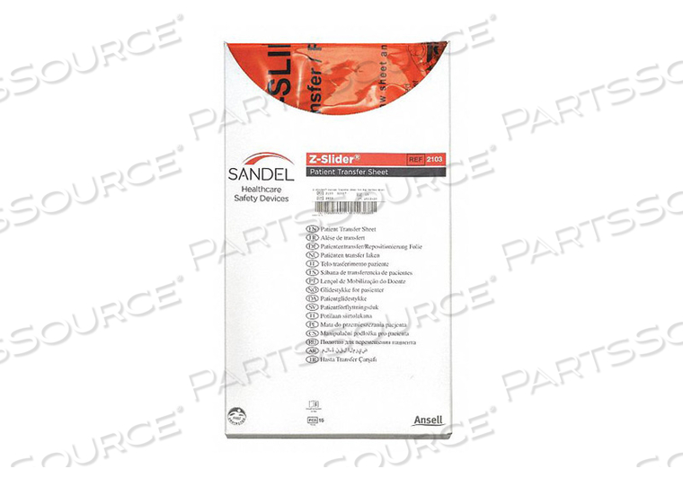 TRANSFER SHEET ORANGE 39 L PK60 by Sandel Medical Industries