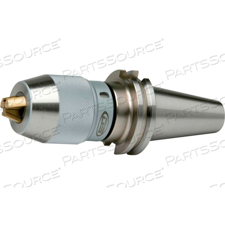 GS CAT40 1/2" CAPACITY TAPER INTEGRAL KEYLESS SHANK DRILL CHUCK, 4.527"L, HIGH PRECISION by Sowa Tool & Machine Co. Ltd