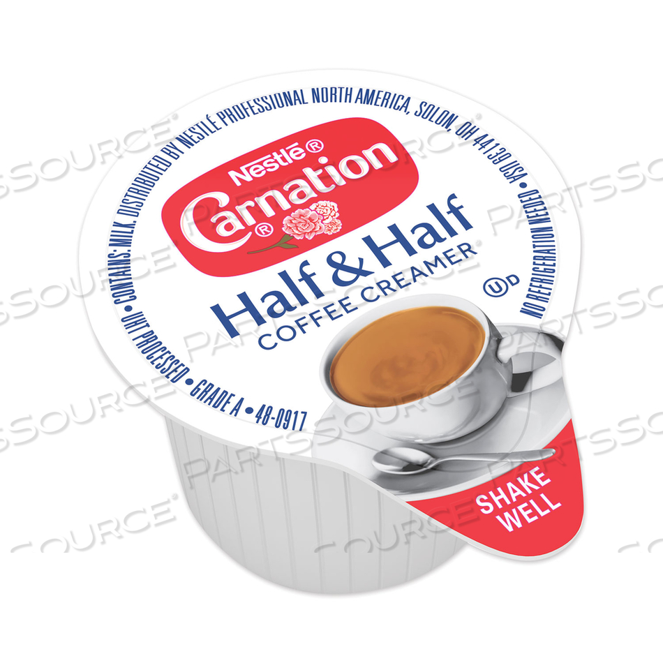 HALF AND HALF, 0.304 OZ CUPS, 180/CARTON 