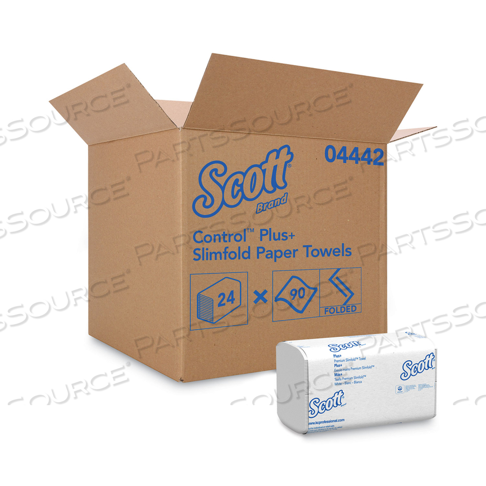 CONTROL SLIMFOLD TOWELS, 7.5 X 11.6, WHITE by Scott CONTROL SLIMFOLD TOWELS, 7.5 X 11.6, WHITE by Scott