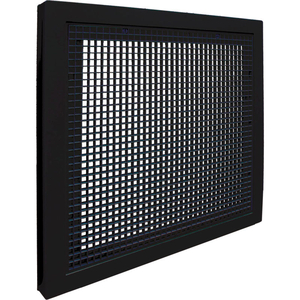 STRATUS PLASTIC RETURN FILTER GRILLE, 20" SQUARE DUCT, T-GRID, BLACK by American Louver