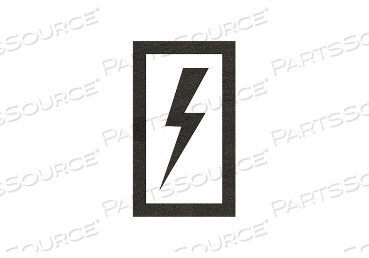 PAVEMENT STENCIL 23 H 44 W 0.063 THICK by RAE Products & Chemicals Corp.