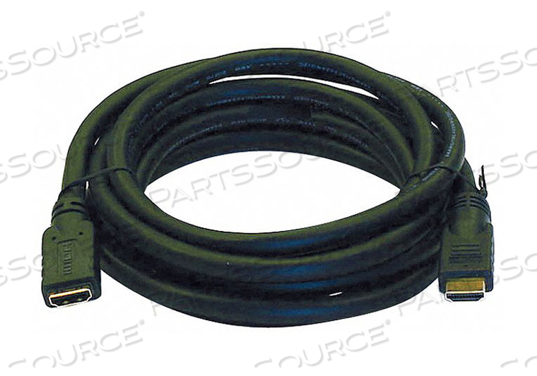 HDMI EXTENSION CABLE BLACK 10 FT. 24AWG by Monoprice, Inc.