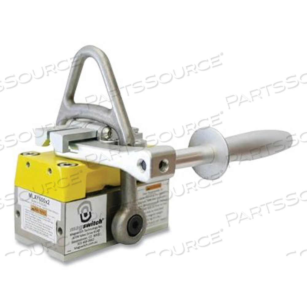 MLAY600X2 LIFTING MAGNET, 1100 LB MAX LOAD CAP by Magswitch Technologies MLAY600X2 LIFTING MAGNET, 1100 LB MAX LOAD CAP by Magswitch Technologies
