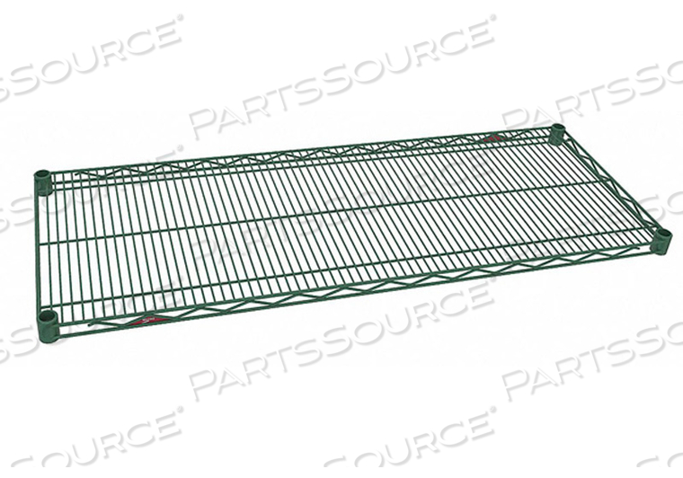 METRO SUPER ERECTA 2436NK3 INDUSTRIAL WIRE SHELF, METROSEAL GREEN EPOXY, 24" X 36" by Intermetro Industries (Emerson)