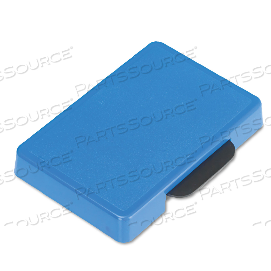 T5460 PROFESSIONAL REPLACEMENT INK PAD FOR TRODAT CUSTOM SELF-INKING STAMPS, 1.38" X 2.38", BLUE 