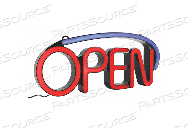 LED OPEN SIGN 120V 9-1/2 L PK2 by Hy-Ko Products LED OPEN SIGN 120V 9-1/2 L PK2 by Hy-Ko Products