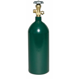 TURBOTORCH OX-20 OXYGEN TANK, 20 CU FT, CYLINDER, CGA-540, GRAY, 5.1"DIA., EMPTY by TurboTorch