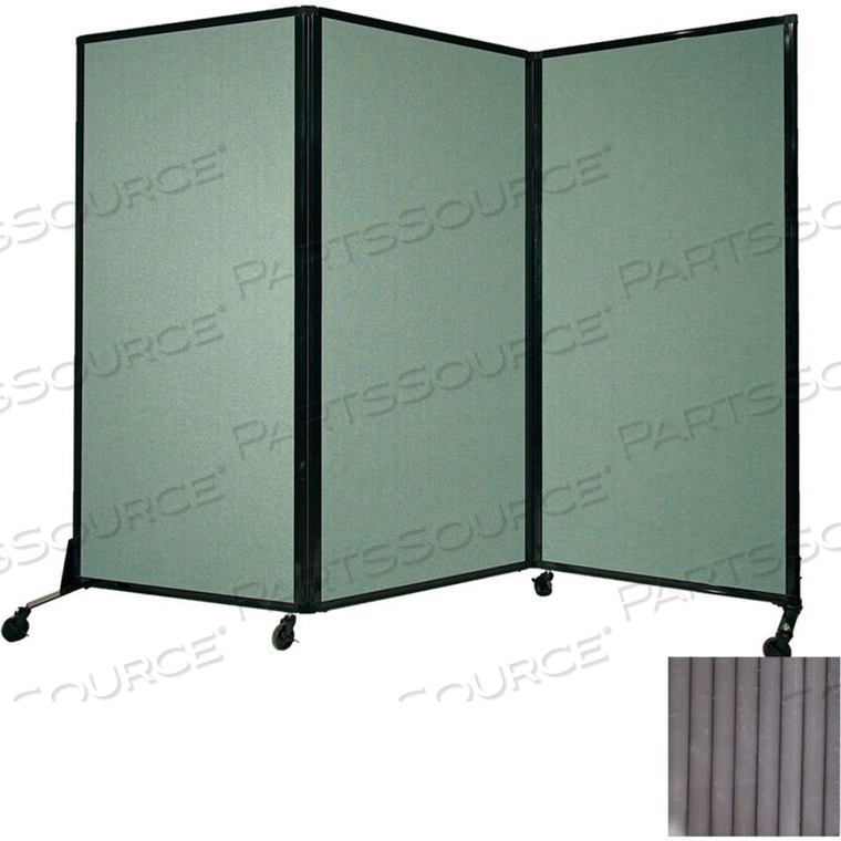 PORTABLE ACOUSTICAL PARTITION PANEL, AWRD 88"X8'4" WITH CASTERS, GRAY by Versare Solutions, Inc. PORTABLE ACOUSTICAL PARTITION PANEL, AWRD 88"X8'4" WITH CASTERS, GRAY by Versare Solutions, Inc.