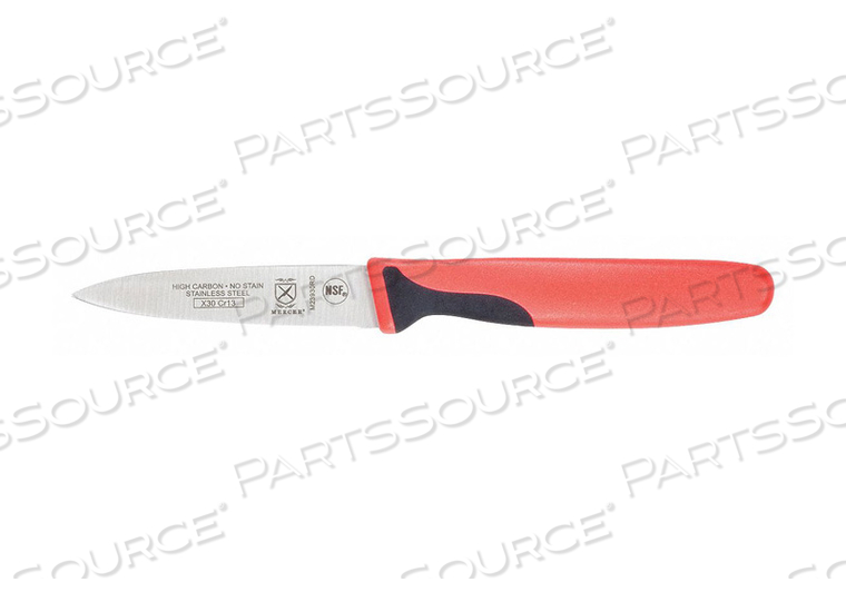 G6165 PARING KNIFE 3 IN. RED HANDLE by Mercer