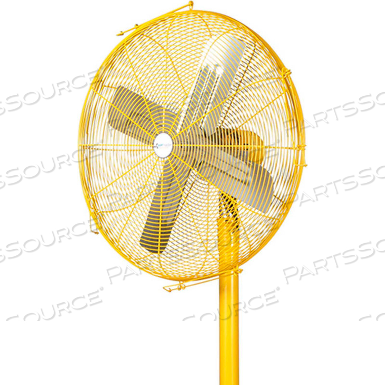 YELLOW COATED HINGED GUARDS AND PROPELLER FOR 20" YELLOW SAFETY FAN 