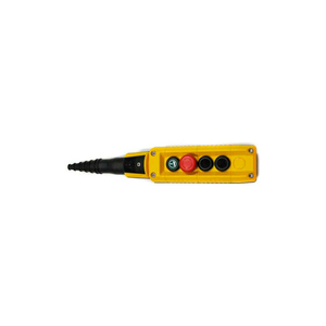 T.E.R., MIKE PENDANT, 4 BUTTON, YELLOW, 1-SPEED BUTTONS by Springer Controls Co. Inc