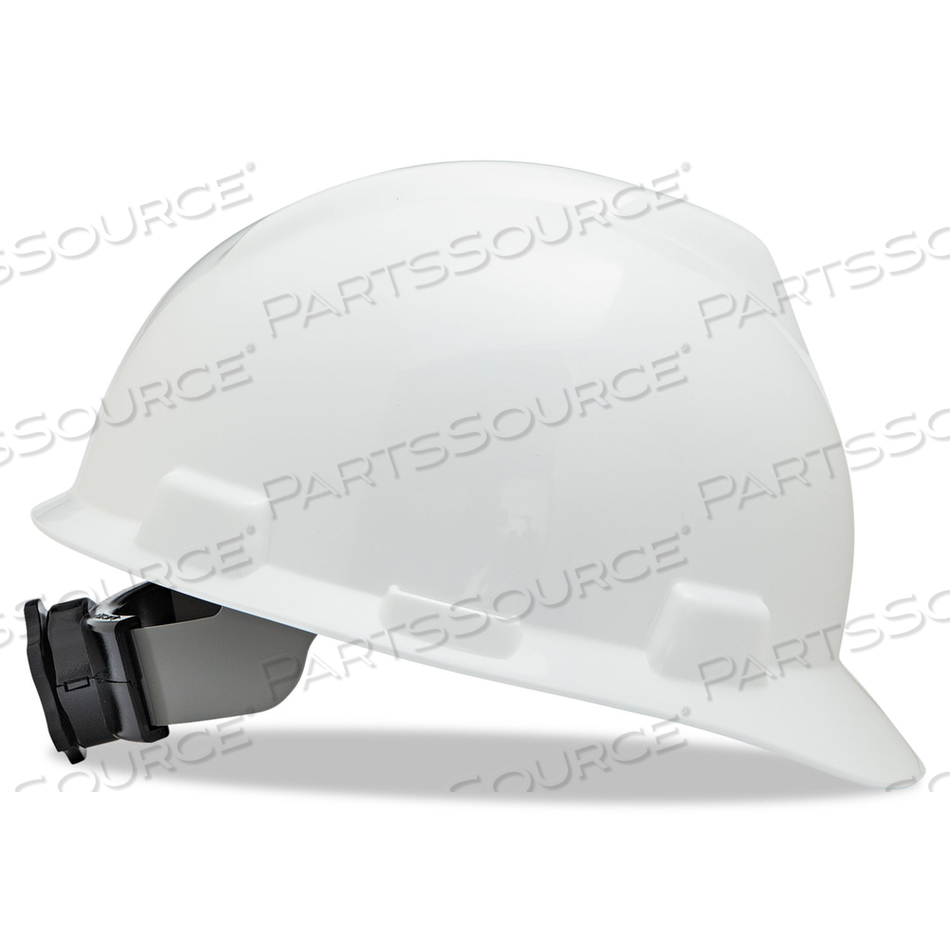 V-GARD PROTECTIVE CAP, FAS-TRAC RATCHET, SLOTTED, WHITE by MSA Safety Sales, LLC V-GARD PROTECTIVE CAP, FAS-TRAC RATCHET, SLOTTED, WHITE by MSA Safety Sales, LLC