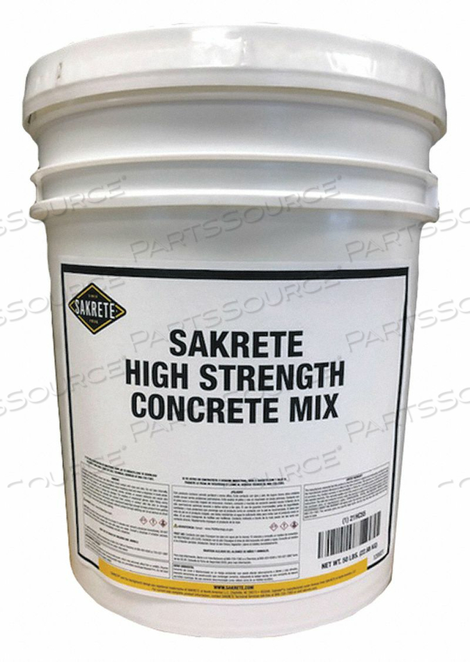 HIGH STRENGTH CONCRETE MIX 50 LB. PAIL by Sakrete