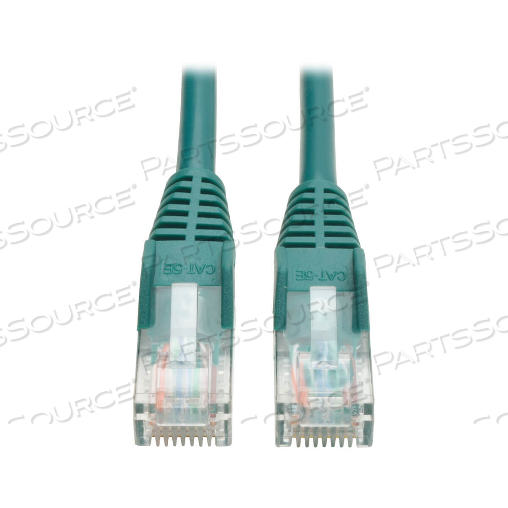 ETHERNET CABLE, CAT5E 350 MHZ SNAGLESS MOLDED (UTP) (RJ45 M/M), POE, GREEN, 10 FT by Tripp Lite