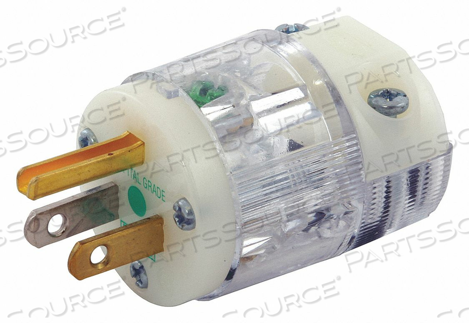 PLUG 5-15P 15A 125V by Hubbell Incorporated, Wiring Device-Kellums PLUG 5-15P 15A 125V by Hubbell Incorporated, Wiring Device-Kellums