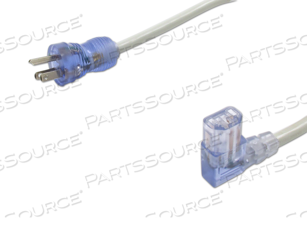 18FT 14 AWG NEMA 5-15P - C13R HOSPITAL GRADE POWER CORD - GREY by Approved Vendor