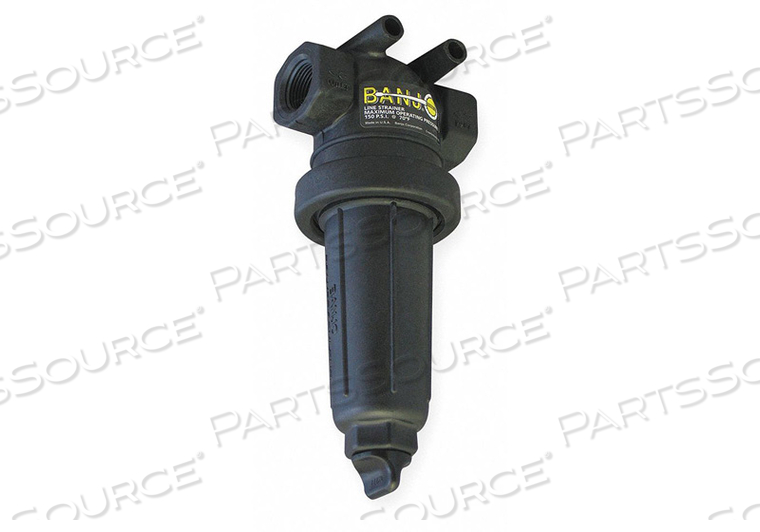 T-LINE STRAINER 3/4 FNPT 80MESH BLACK by Banjo T-LINE STRAINER 3/4 FNPT 80MESH BLACK by Banjo