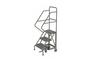 ROLLING LADDER 3 STEP STEEL SERRATED by Tri-Arc ROLLING LADDER 3 STEP STEEL SERRATED by Tri-Arc