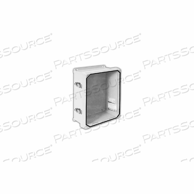 CVJ 18" X 16" NON-METALLIC ENCLOSURE/CLEARVIEW WINDOW/2 PADLOCKABLE LATCHES by Vynckier Enclosure Systems