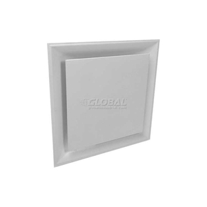 STRATUS PLAQUE DIFFUSER WITH 8" NECK, WHITE by American Louver