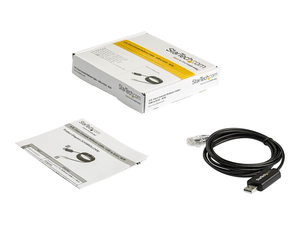 6 FT (1.8 M) CISCO USB CONSOLE CABLE, USB TO RJ45 ROLLOVER CABLE, 460KBPS, WINDOWS, MAC AND LINUX COMPATIBLE, M/M (ICUSBROLLOVR), SERIAL CAB by StarTech.com Ltd. 6 FT (1.8 M) CISCO USB CONSOLE CABLE, USB TO RJ45 ROLLOVER CABLE, 460KBPS, WINDOWS, MAC AND LINUX COMPATIBLE, M/M (ICUSBROLLOVR), SERIAL CAB by StarTech.com Ltd.