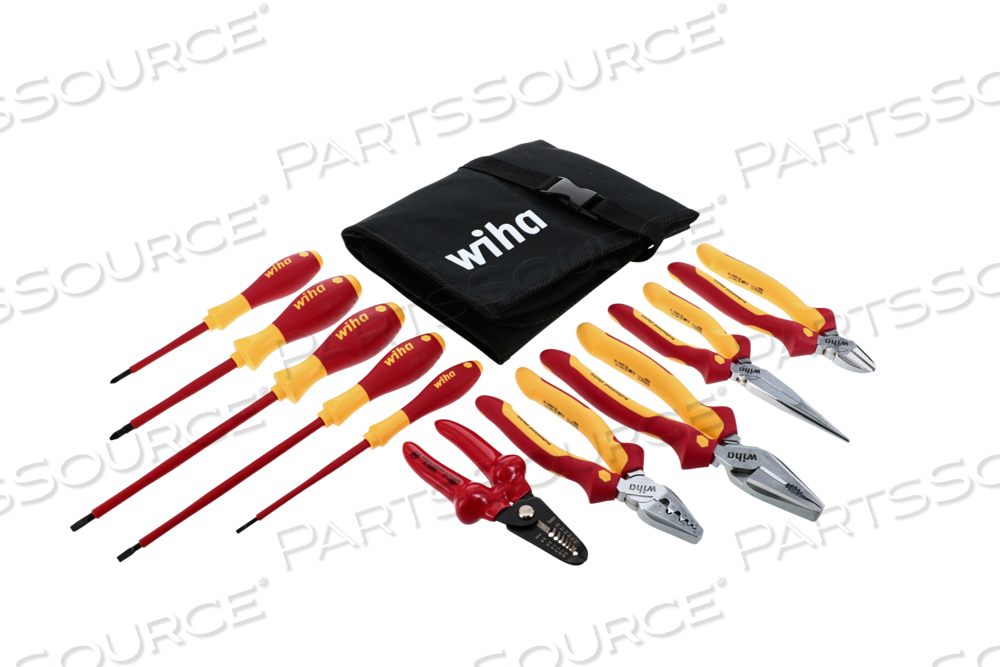 10 PIECE INSULATED PLIERS AND SCREWDRIVER SET by Wiha Tools