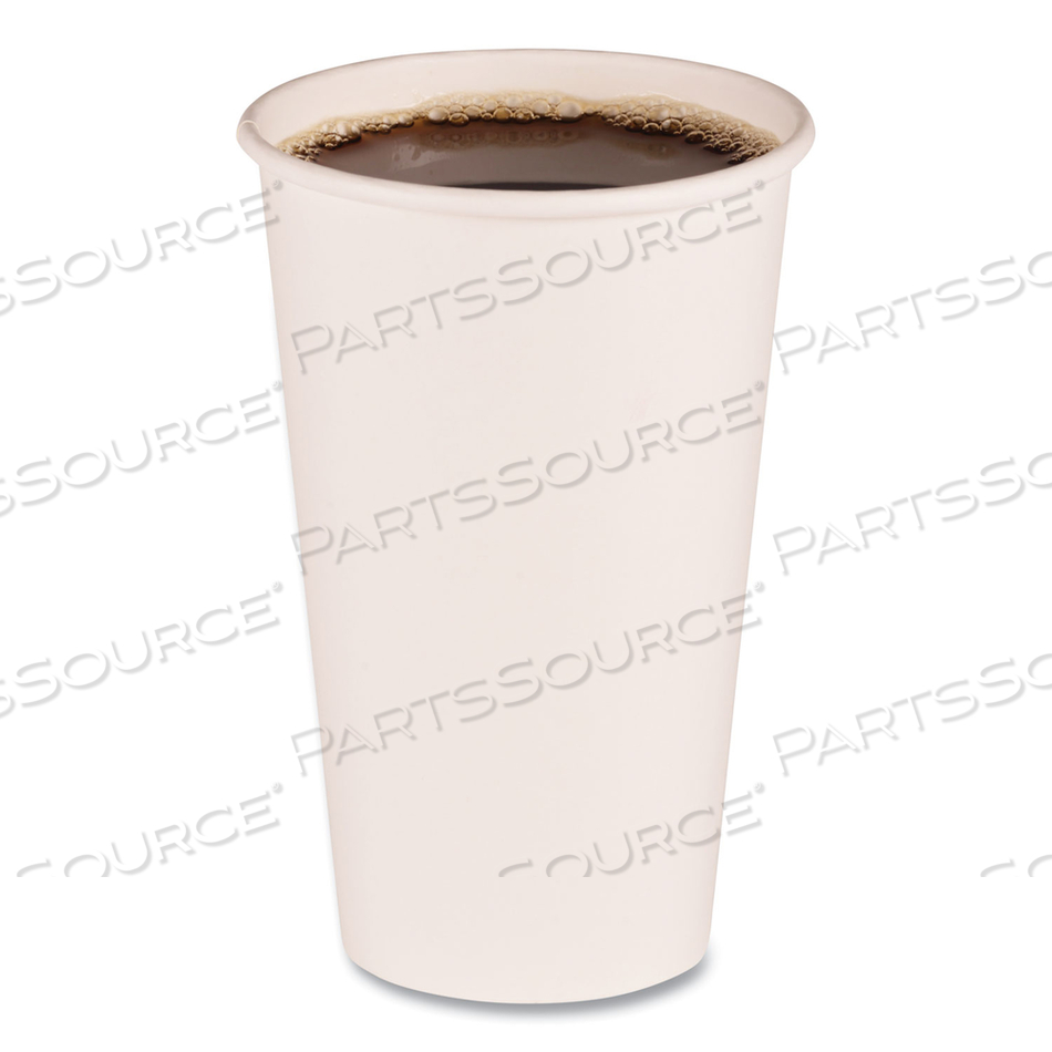 PAPER HOT CUPS, 16 OZ, WHITE, 20 CUPS/SLEEVE by Boardwalk PAPER HOT CUPS, 16 OZ, WHITE, 20 CUPS/SLEEVE by Boardwalk